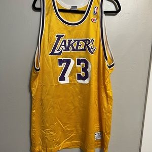 *RARE* Vintage Champion Dennis Rodman Los Angeles Lakers Jersey